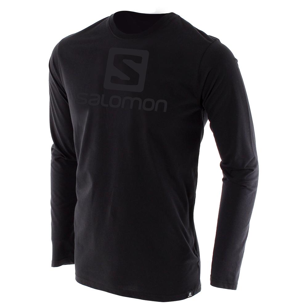 Salomon Israel ACHIEVE LS M - Mens Tops - Black (UPIJ-43127)